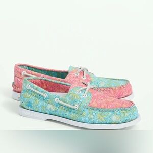 Sperry x Brooks‎ Brothers A/O 2-Eye Floral size 10 brand new